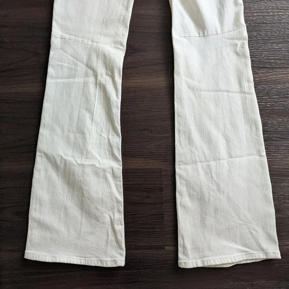 NWOT We The Free Jenny High Rise Flare Pants 28 White Coastal Cowgirl - Picture 7 of 9